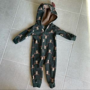 Carter's Moose Romper Sz 12 months
